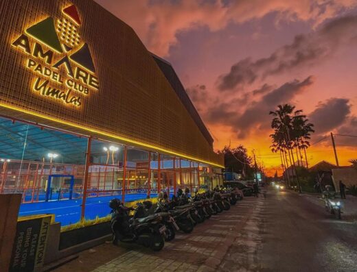 Amare Padel Club Umalas court view