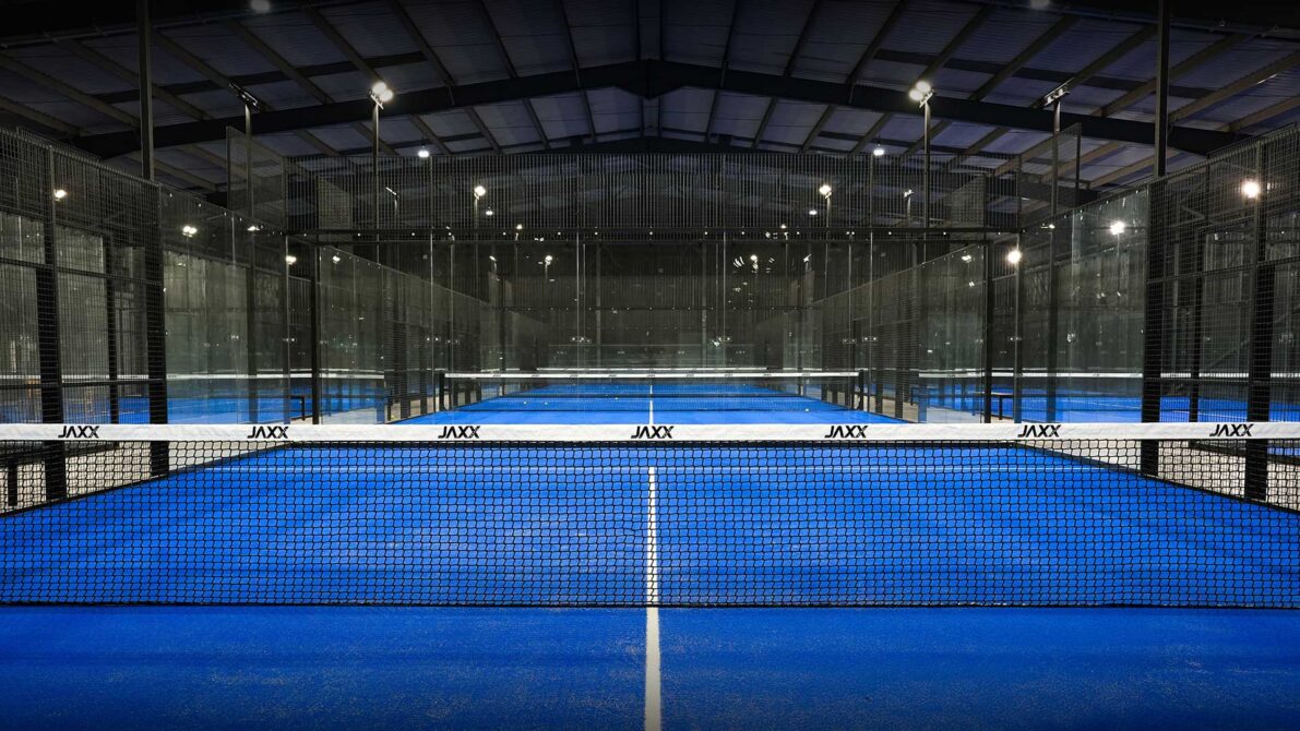 Jaxx Padel Swansea indoor padel courts - Welsh weather makes indoor padel essential, and Jaxx is one of the country's flagship covered venues