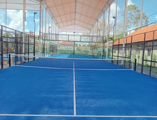 Monkey Padel Bali Ubud court view