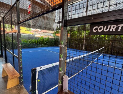 Monkey Padel Bali Ubud court view