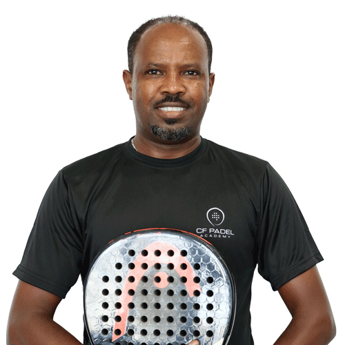 Amberber Hailemariam, padel coach