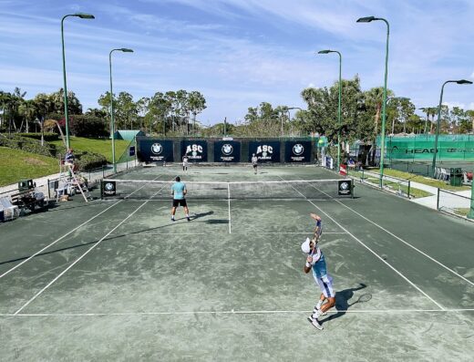 Emilio Sanchez Academy Florida court view