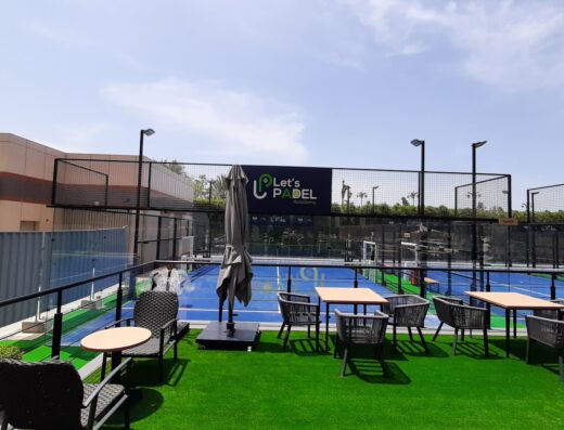 Lets Padel Outdoor court view
