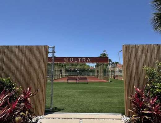 Paddles Up Pickleball & Padel court view