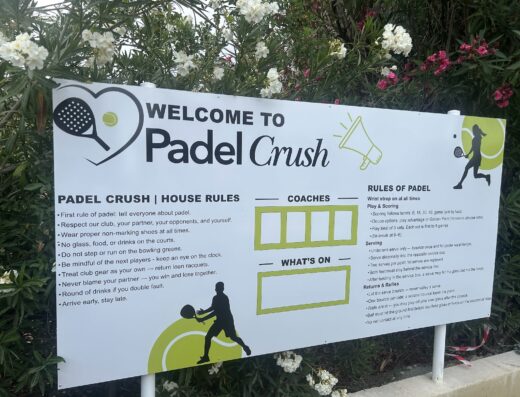 Padel Crush Wembley court view