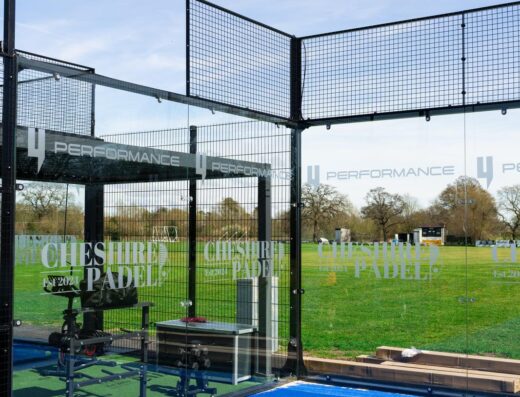 Padel Elite Sheffield court view