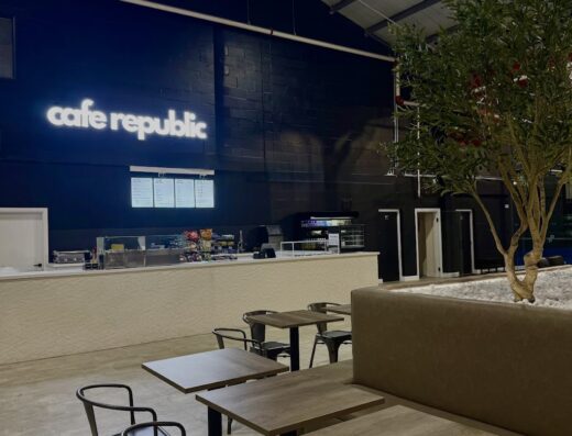 Padel Republic Preston court view
