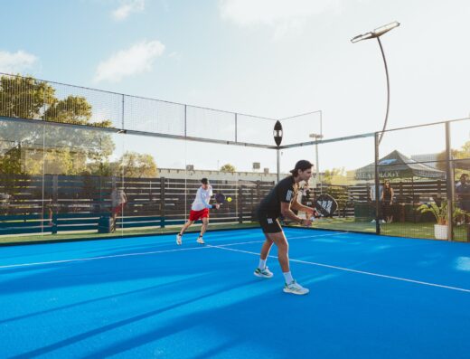 Palm Beach Padel court view
