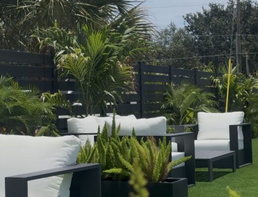 Palm Beach Padel court view