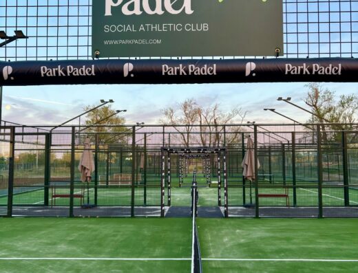 Park Padel West Sacramento court view