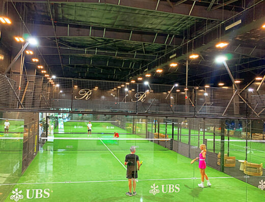 Reserve Padel court view