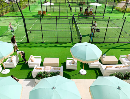Reserve Padel court view