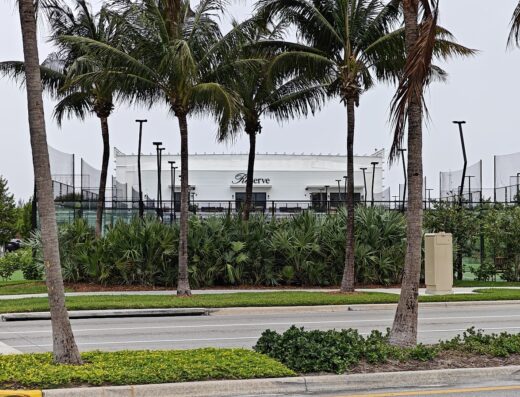 Reserve Padel court view