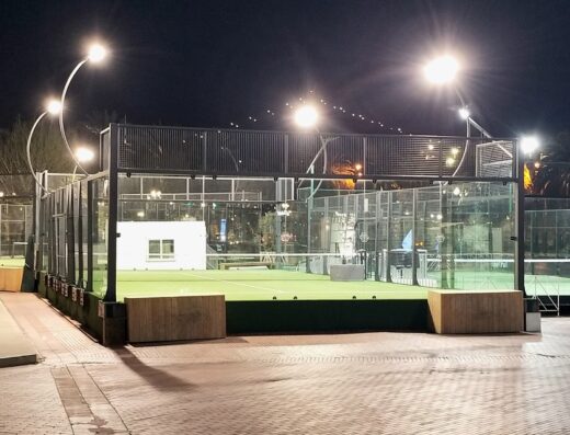 The King of Padel SA court view