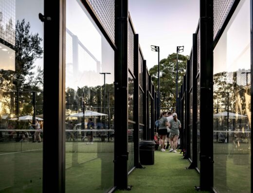 Tribe Padel and Wellness court view