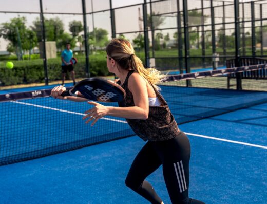 Viya Padel at Yas Acres court view