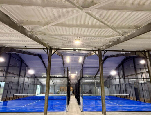 Skegness Padel court view