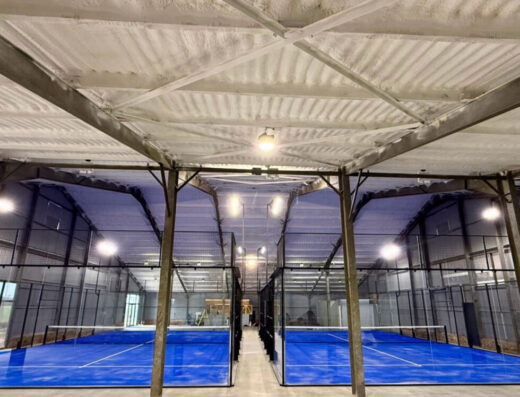 Skegness Padel court view