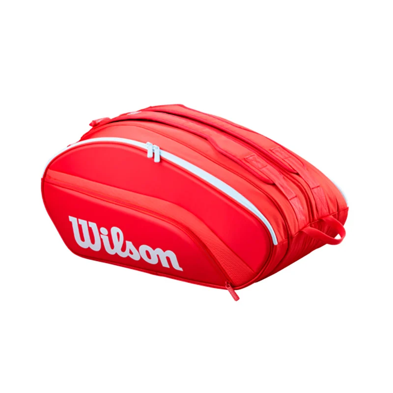 Wilson Super Tour Padel Bag 2026 in red on white