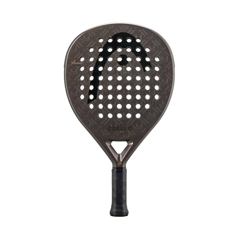 Head Coello Vibe 2026 padel racket in dark bronze on white