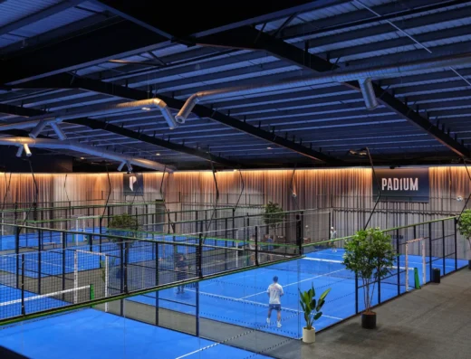 Padium Cardiff court view