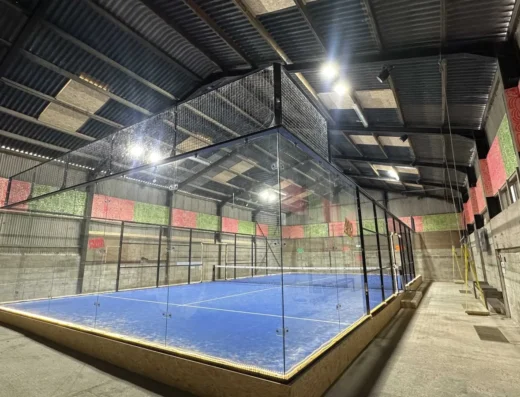 Punk Padel - Ides Barn court view