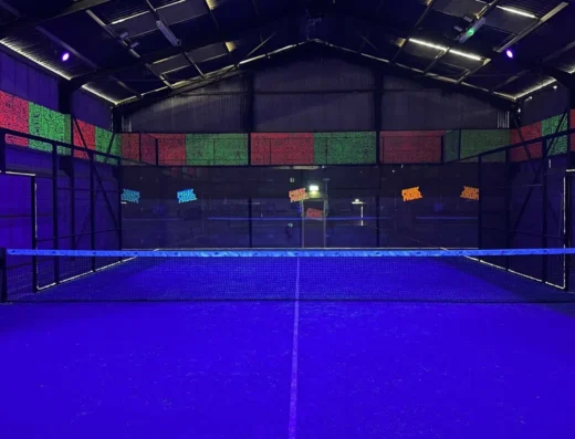 Punk Padel - Ides Barn court view