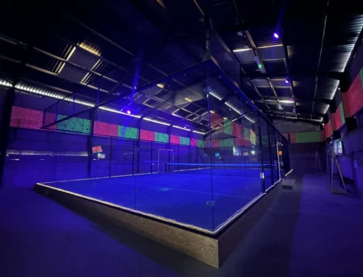 Punk Padel - Ides Barn court view