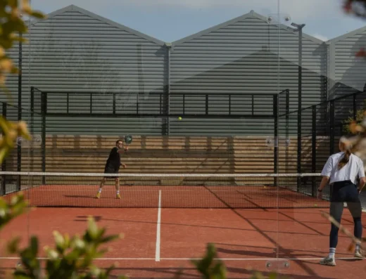 Kip and Nook Padel court view