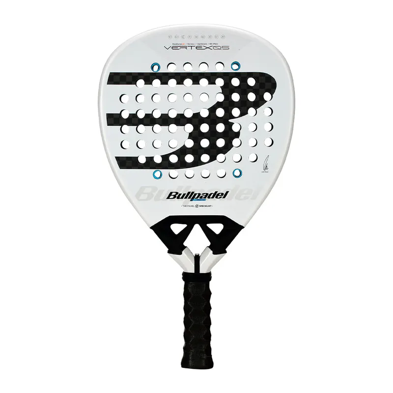 Bullpadel Vertex 05 2026 diamond padel racket in white and black on white