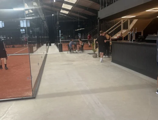 Poulton Padel Club court view